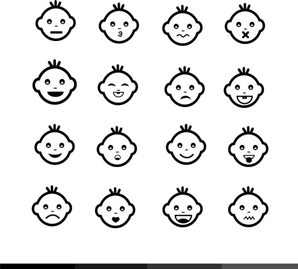 婴儿图标设计图片下载