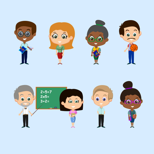 组的老师素材图片