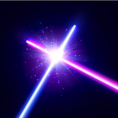 交叉激光军刀大战两个氖剑图片下载