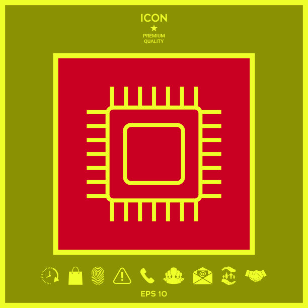 cpu符号图标图片下载