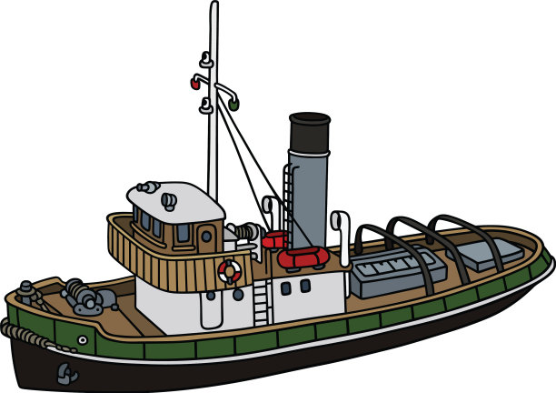 老港口拖船图片下载
