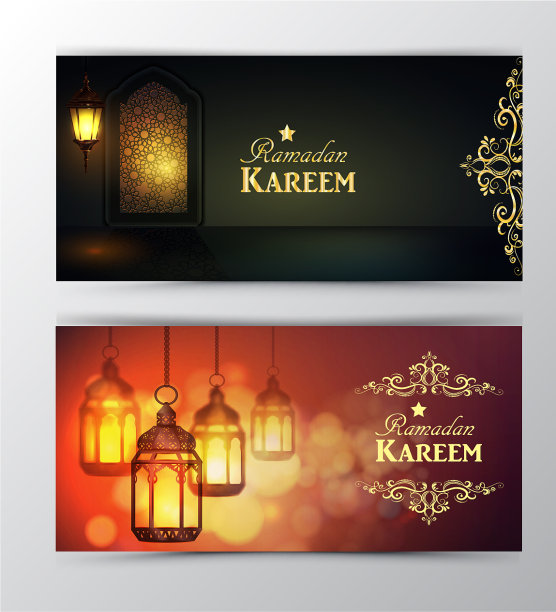 斋月kareem问候背景图片下载