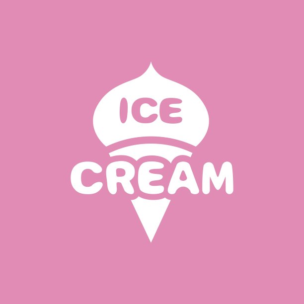 标志的冰淇淋图片下载
