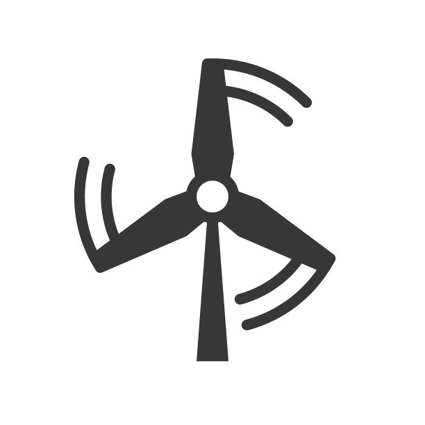 风车能源清洁能源概念图标图片下载