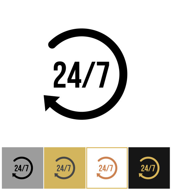 随时打开图标工作象形图图片下载