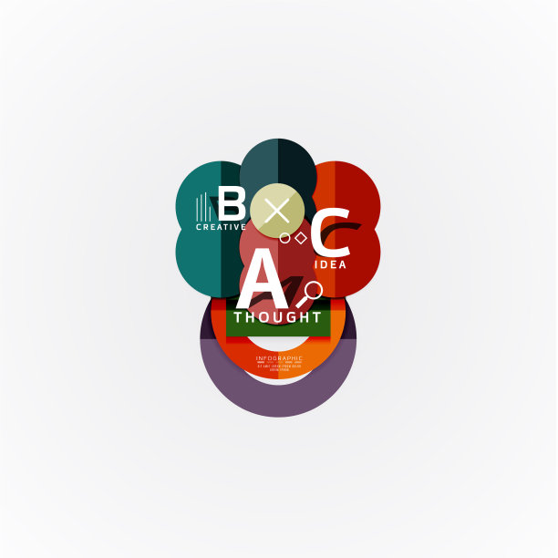 几何设计抽象选项信息图图片下载