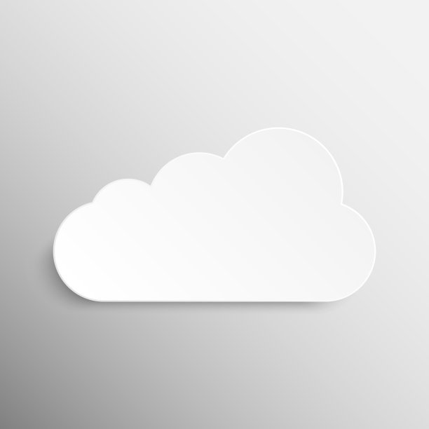 纸横幅模拟云天气图片下载