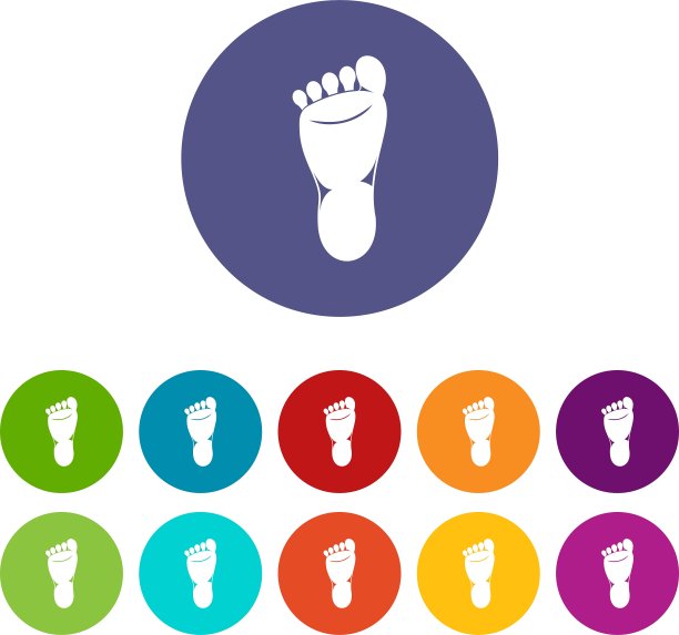 脚左腿设置图标图片下载