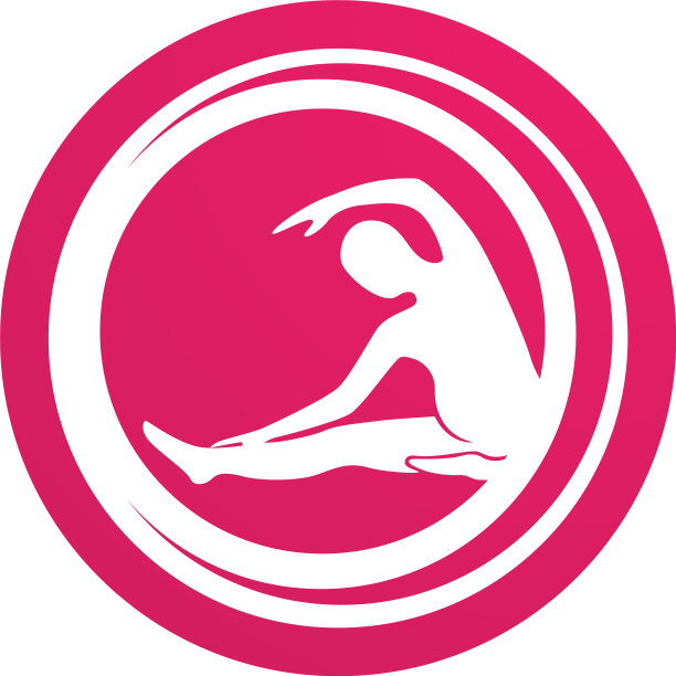 运动瑜伽身体标志符号图标图片下载