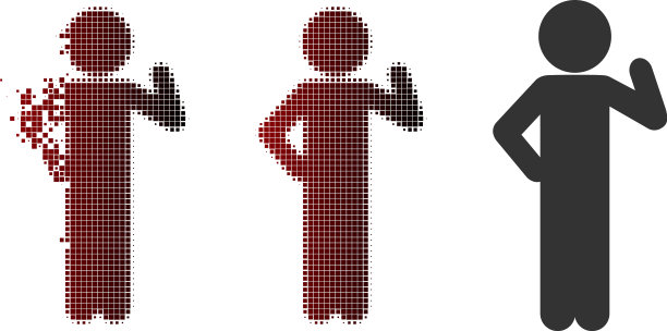 分解像素半色调子建议图标图片下载