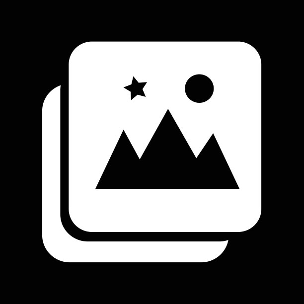 图片画廊相册图标设计图片下载