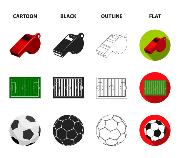 有踢足球标记的体育场图片下载