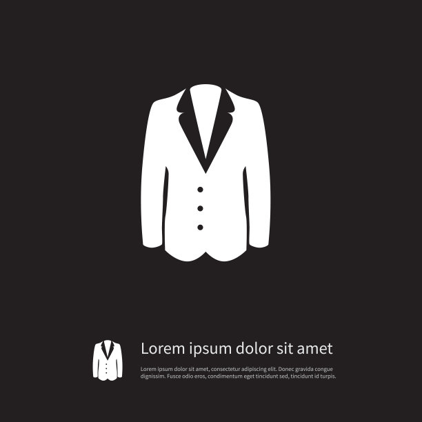 孤立毛衣图标西服元素可以图片下载