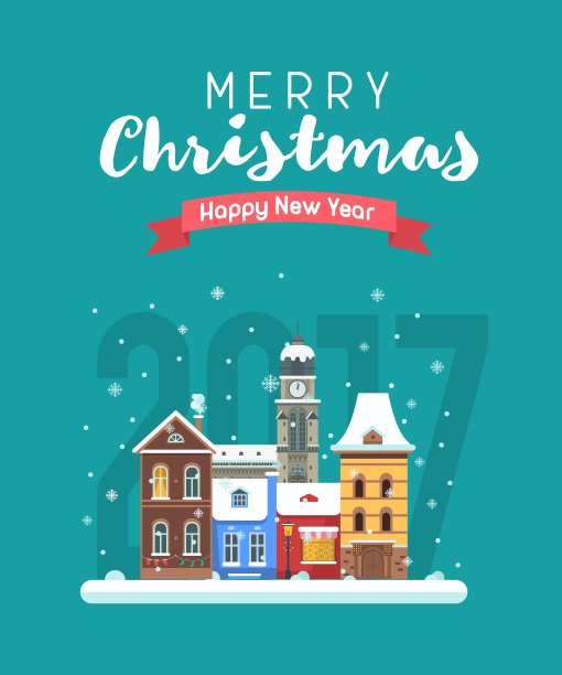 新年和圣诞贺卡图片下载