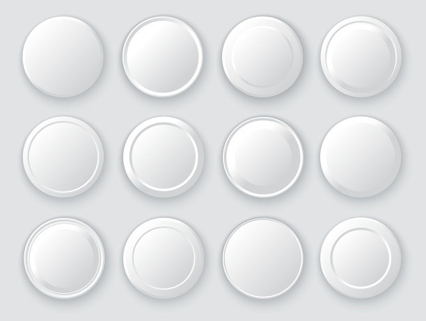 圆形按钮组图片下载