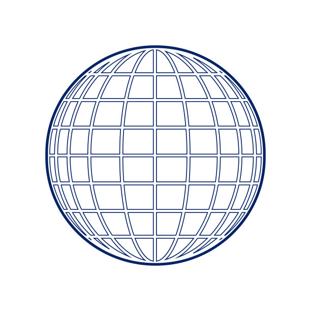 白色背景下的地球特写镜头图片下载