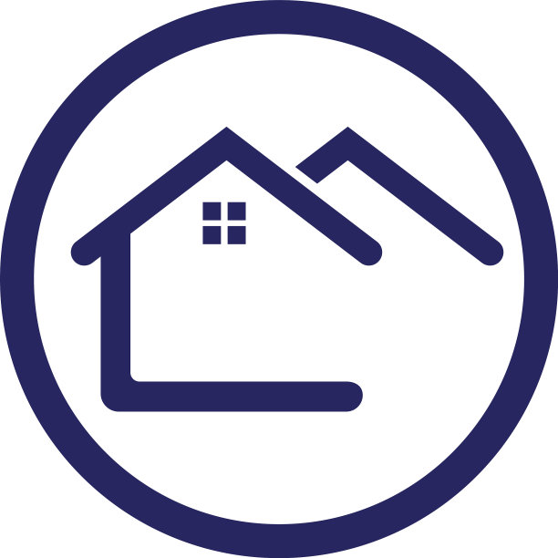房屋建筑标志符号图标模板图片下载
