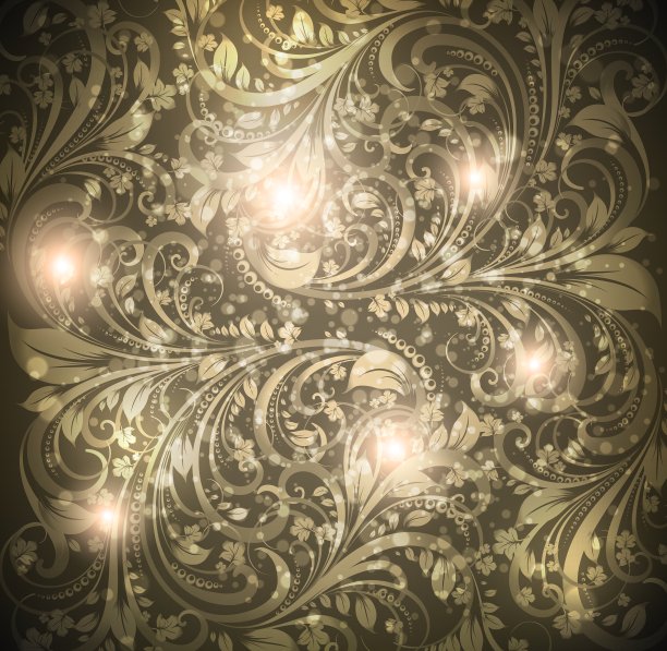 无缝暗花墙纸图片下载