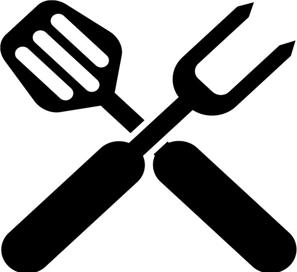 交叉烧烤叉和工具图片下载