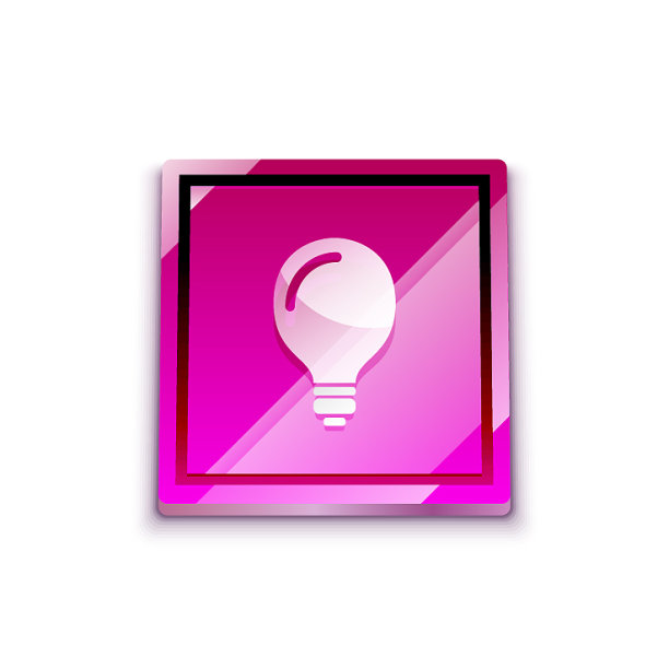 灯泡新想法概念网页按钮图片下载