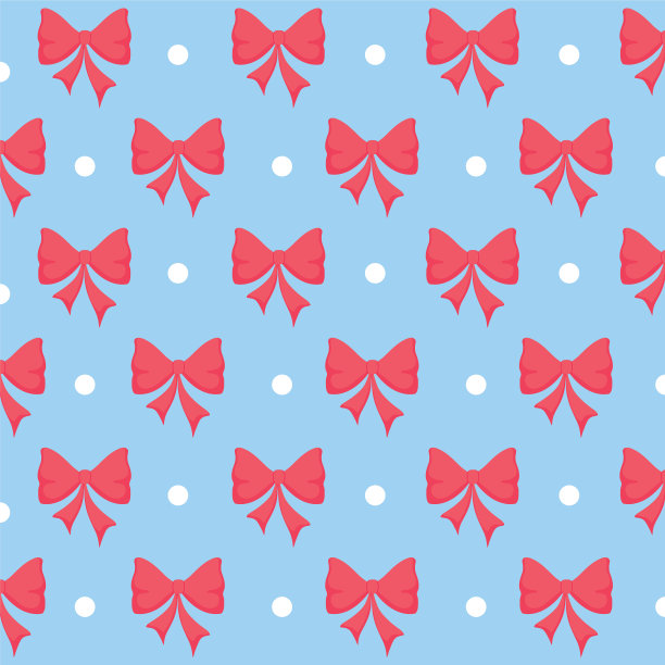 蝴蝶结丝带花纹图片下载