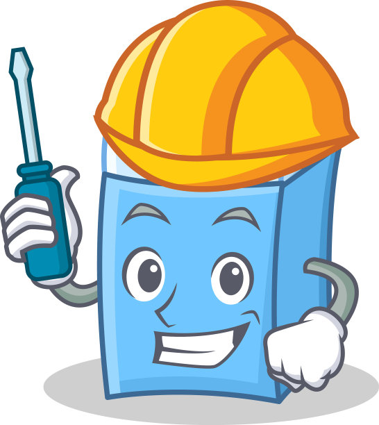 汽车橡皮人物吉祥物风格图片下载