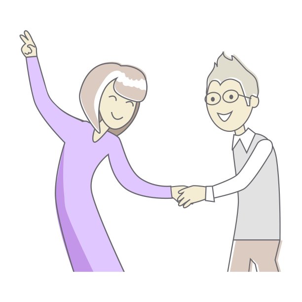 派对舞会上的商业伙伴图片下载