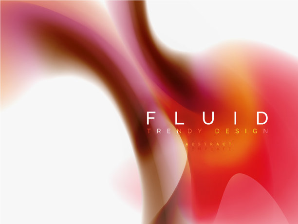 背景抽象-液体颜色波流图片下载