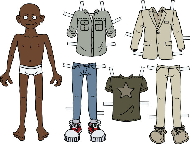 纸娃娃男孩图片下载