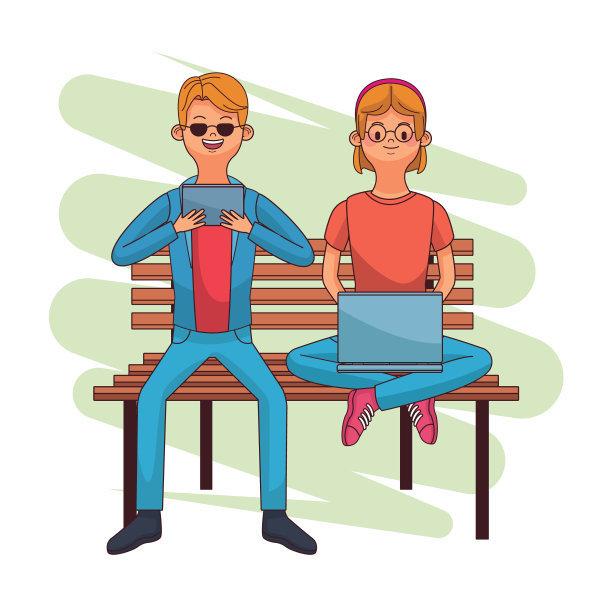 人们联系的漫画图片下载