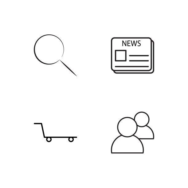 业务简单概述图标集图片下载