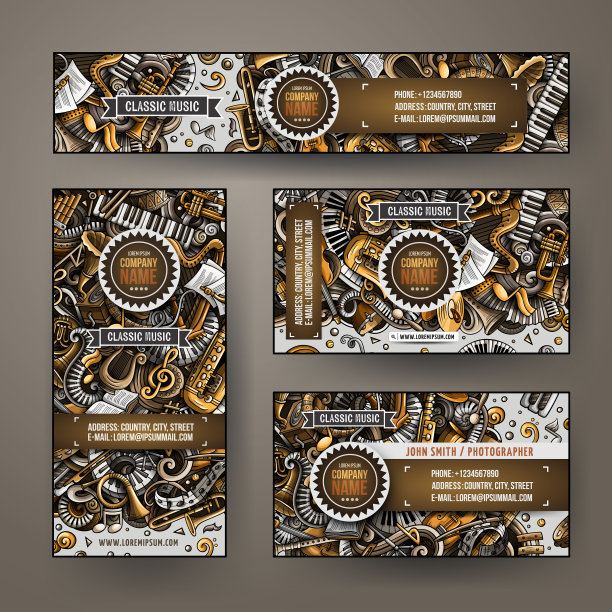 企业标识模板集设计图片下载