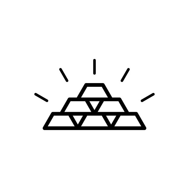 金色图标矢量插图模板设计流行图片下载