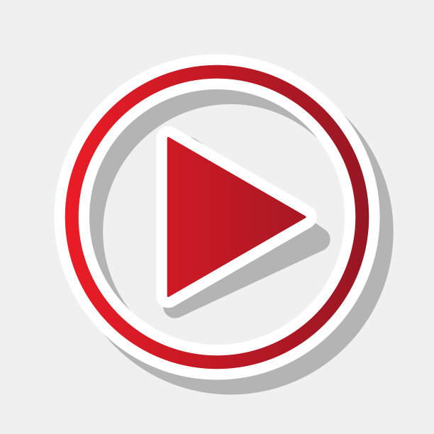 玩红色的新年标志图片下载