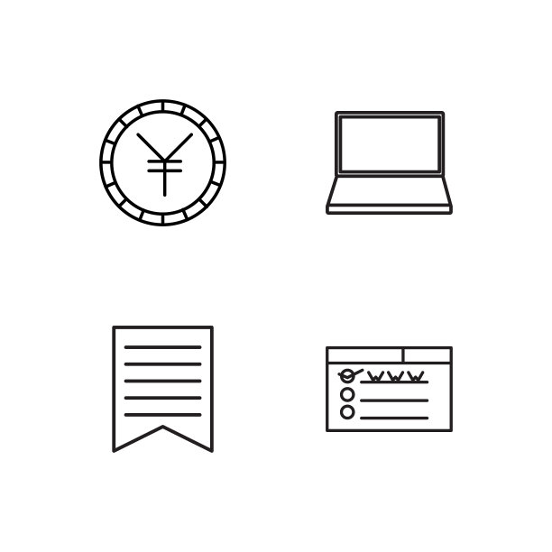 业务简单概述图标集图片下载