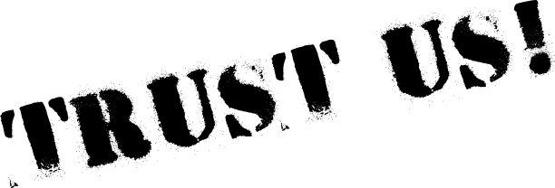 相信我们，橡皮图章图片下载