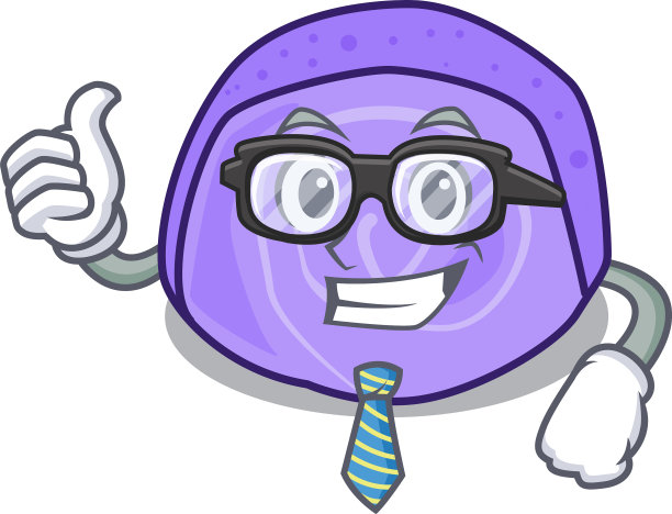 商人蓝莓卷饼卡通人物图片下载