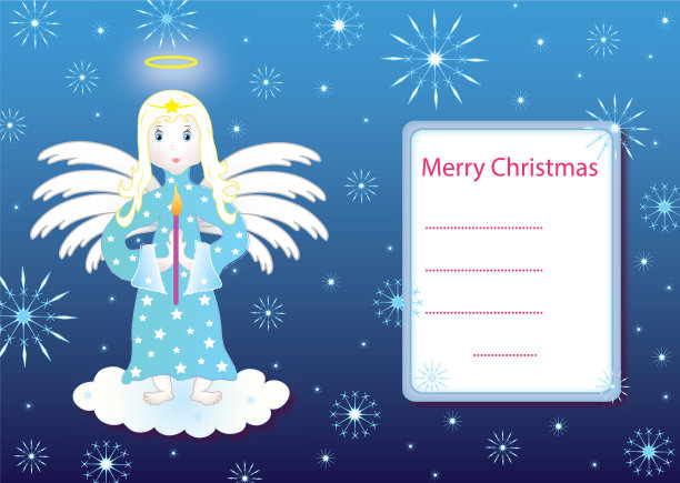 明信片和天使图片下载