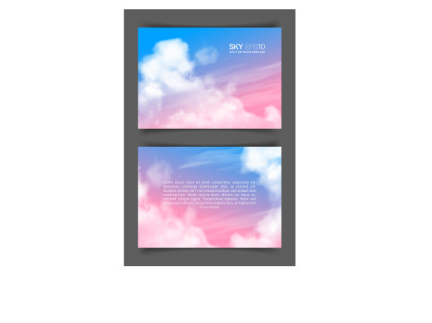 双面水平传单a4格式图片下载