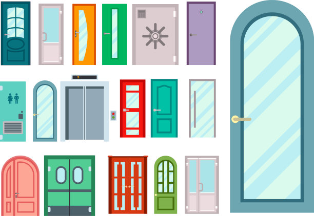 孤立的入口门图片下载