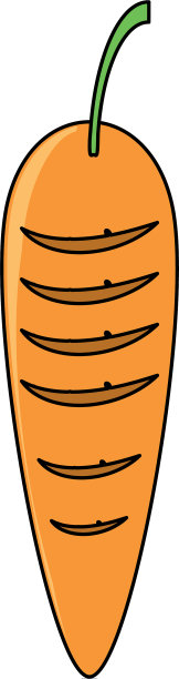 胡萝卜蔬菜图标图片下载