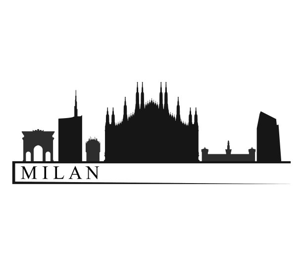 米兰的天际线图片下载