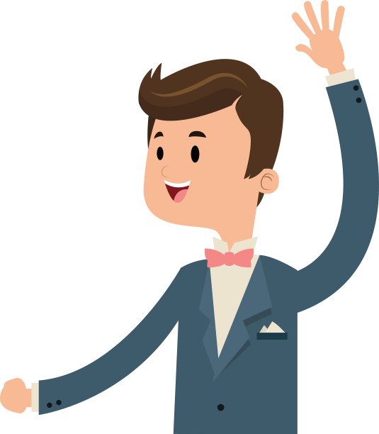 幸福的新郎图标图片下载