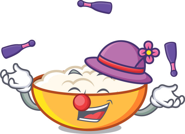 杂耍村舍奶酪吉祥物卡通图片下载