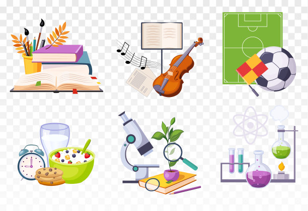 呈现不同的平面图标集图片下载