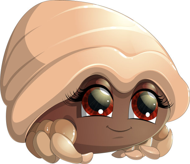 明亮的蟹卡通图片下载