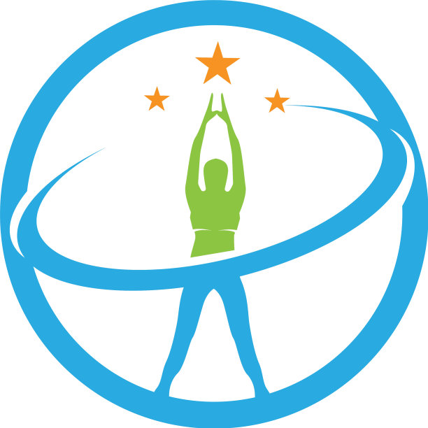 运动瑜伽身体标志符号图标图片下载