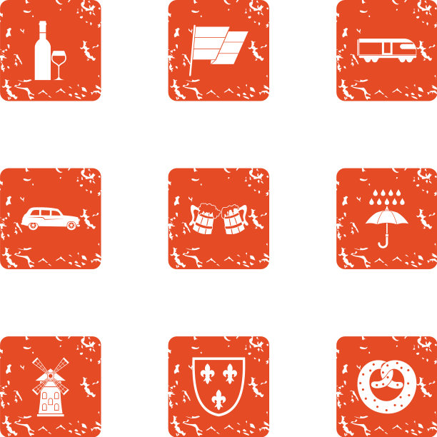 奥贝奇图标设置垃圾摇滚风格图片下载