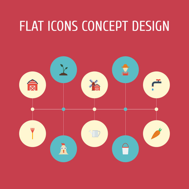 平面图标景观蔬菜仓库图片下载