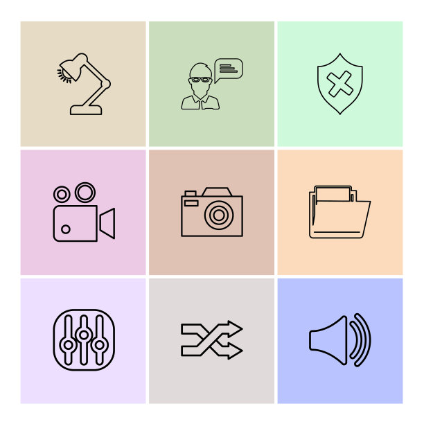 灯罩avtar扬声器摄像机图片下载